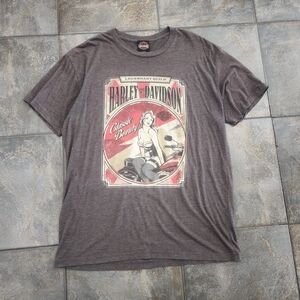 Harley Davidson Motorcycles Men's XL Y2K Classic Beauty Folsom CA T Shirt
